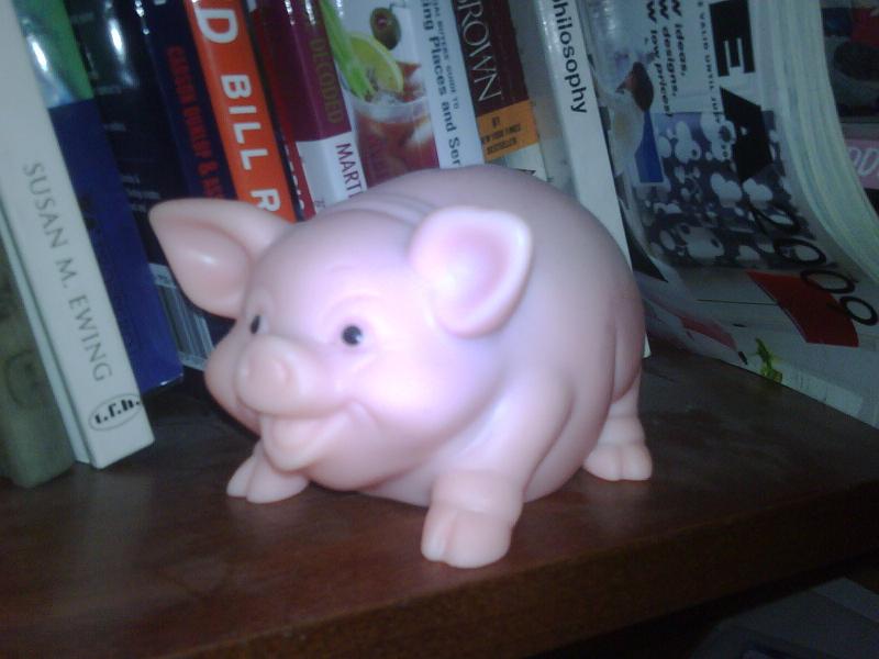 small piggy bank - $2